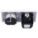 Jung SCHUKO USB-Steckdose Typ A Komplett-Set Serie LS: 1x USB-Steckdose LS152018AWW und 1x Steckdose LS1520KIWW und 2-fach Rahmen LS982WW Alpinweiß