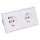 Jung SCHUKO USB-Steckdose Typ C Komplett-Set Serie LS: 1x USB-Steckdose LS152018CWW und 1x Steckdose LS1520KIWW und 2-fach Rahmen LS982WW Alpinweiß