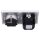 Jung SCHUKO USB-Steckdose Typ C Komplett-Set Serie LS: 1x USB-Steckdose LS152018CWW und 1x Steckdose LS1520KIWW und 2-fach Rahmen LS982WW Alpinweiß