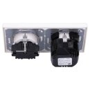 Jung SCHUKO USB-Steckdose Typ AC Komplett-Set Serie LS: 1x USB-Steckdose LS152015CAWW und 1x Steckdose LS1520KIWW und 2-fach Rahmen LS982WW Alpinweiß