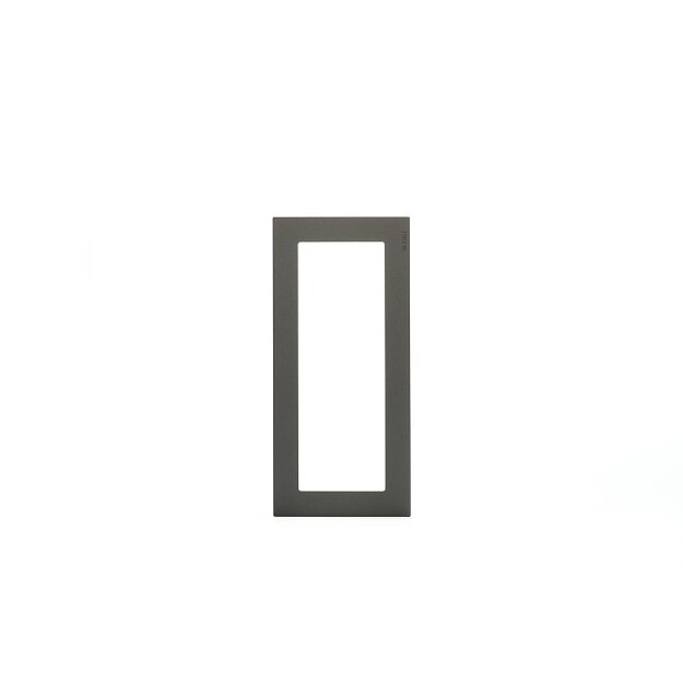 Siedle VA/NB 611-3/1-0 DG Nachrüstblende Vario 210010257-00 Dunkelgrau-Glimmer