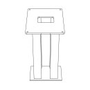 Siedle ZE/STL 308 x 308 Zubehör-Erdstück...