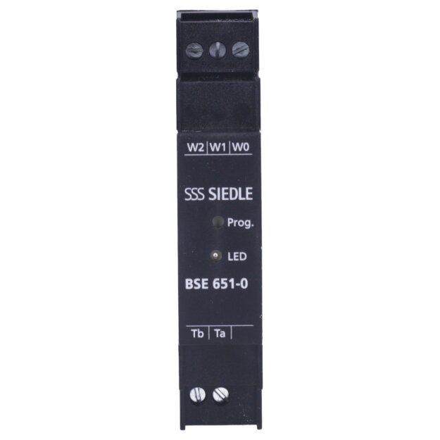 Siedle BSE 651-0 Bus-Schalt-Einheit Hutschiene 210007486-00 Schwarz