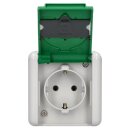Jung 820GNNAWEB SCHUKO Aufputz Steckdose mit Klappdeckel E-Bike