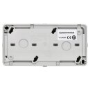 Jung 8220GNNAWEB SCHUKO 2-fach Aufputz Steckdose mit Klappdeckel E-Bike