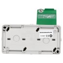 Jung 8220GNNAWSLEB SCHUKO 2-fach Aufputz Steckdose mit Klappdeckel und Schließung E-Bike