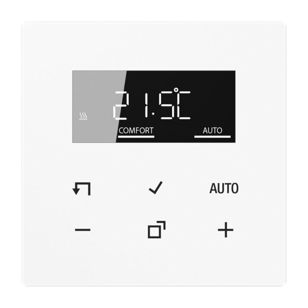 Jung LS1790DWW Display Standard zur Raumtemperaturregel Alpinweiß Serie LS