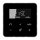 Jung TRDCD1790SW Raumtemperaturregler mit Display Standard Schwarz Serie CD