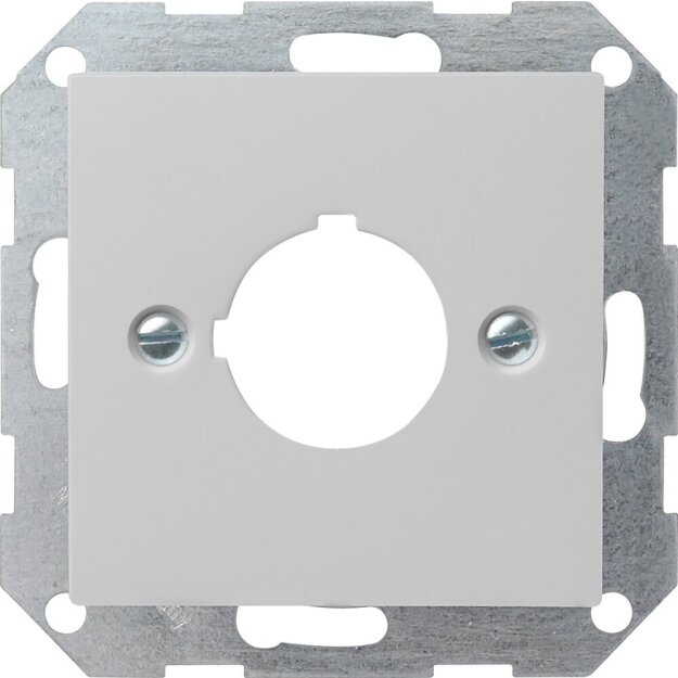 Gira 0272015 Abdeckung Tragring Geräte Ø 22,5 mm System 55 Grau matt
