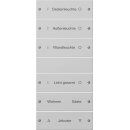 Gira 2206015 Wippenset 6-fach (3+3) beschriftet System 55...