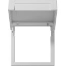 Gira 2658015 Montagerahmen Klappdeckel System 55 Grau matt