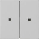Gira 5362015 S3000 Bedienaufsatz 2-fach System 55 Grau matt