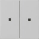Gira 5369015 S3000 Wippe 2-fach unbedruckt System 55 Grau...