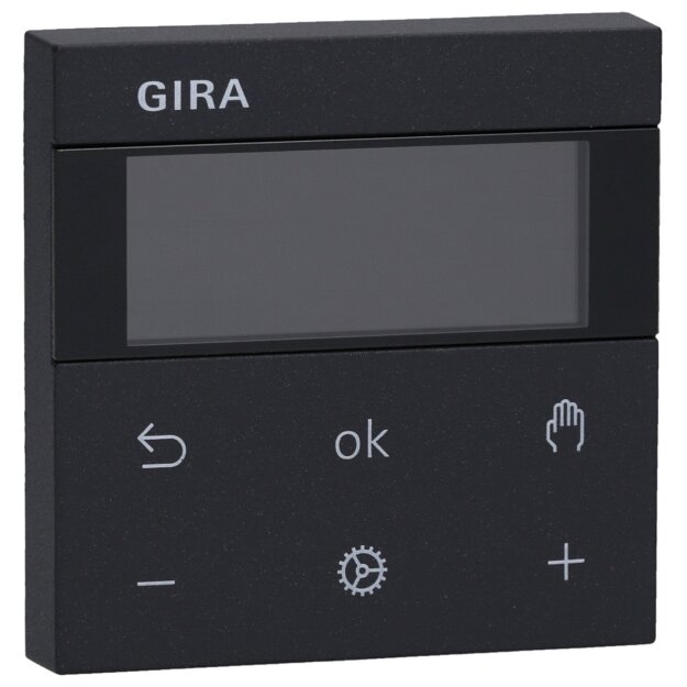 Gira 539328 S3000 Raumtemperaturregler Display System 55 Anthrazit