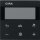 Gira 5394005 S3000 Raumtemperaturregler BT System 55 Schwarz matt