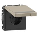 Merten MEG2312-6050 SCHUKO-Steckdose Klappdeckel &...