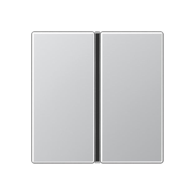Jung A401TSAAL Tastensatz komplett 1fach (lackiertes Aluminium) Aluminium Serie A