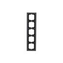 Busch-Jaeger 1725-298 Abdeckrahmen 5-fach betongrau...