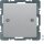 Berker 10096074 Blindverschluss mit Zentralstück und Schraubbefestigung Q.1/Q.3 Alu samt lackiert