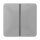 Jung CD401TSAPGR Taste 1fach, Pfeil (Thermoplast bruchsicher) Grau Serie CD
