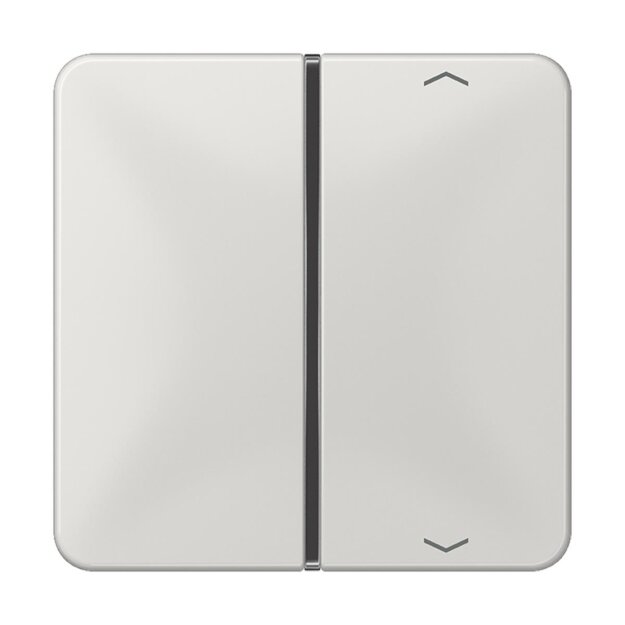 Jung CD401TSAPLG Taste 1fach, Pfeil (Thermoplast bruchsicher) Lichtgrau Serie CD