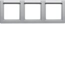Berker 10236014 Rahmen 3-fach mit Beschriftungsfeld...