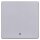 Berker 16226084 Wippe mit Aufdruck 0 Q.1/Q.3 Alu samt lackiert