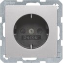 Berker 41496084 Steckdose SCHUKO mit Beschriftungsfeld...