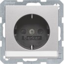 Berker 47496084 Steckdose SCHUKO mit Beschriftungsfeld...
