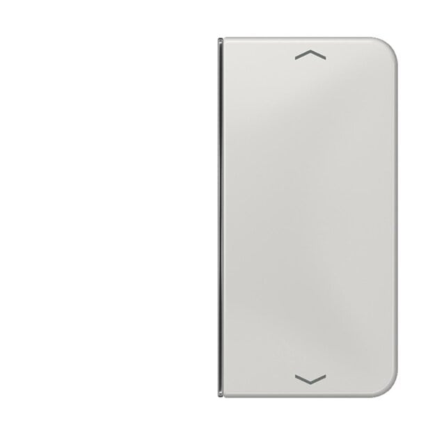 Jung CD402TSAPLG Taste 2fach, Pfeil (Thermoplast bruchsicher) Lichtgrau Serie CD