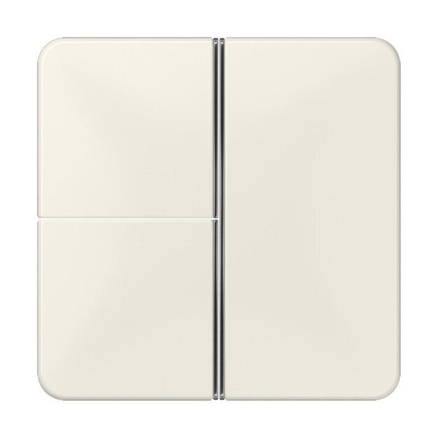 Jung CD403TSA Tastensatz komplett 3fach (Thermoplast bruchsicher) Weiß Serie CD