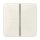 Jung CD403TSA Tastensatz komplett 3fach (Thermoplast bruchsicher) Weiß Serie CD