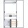 Hager FP73W6N-R Wandler- & Messschrank universN 1100x800x205mm für ZWT Gr. 1/2 Feld RECHTS leer