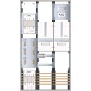 Hager FP93W6N Wandler- und Messschrank bis 250 A IP44...
