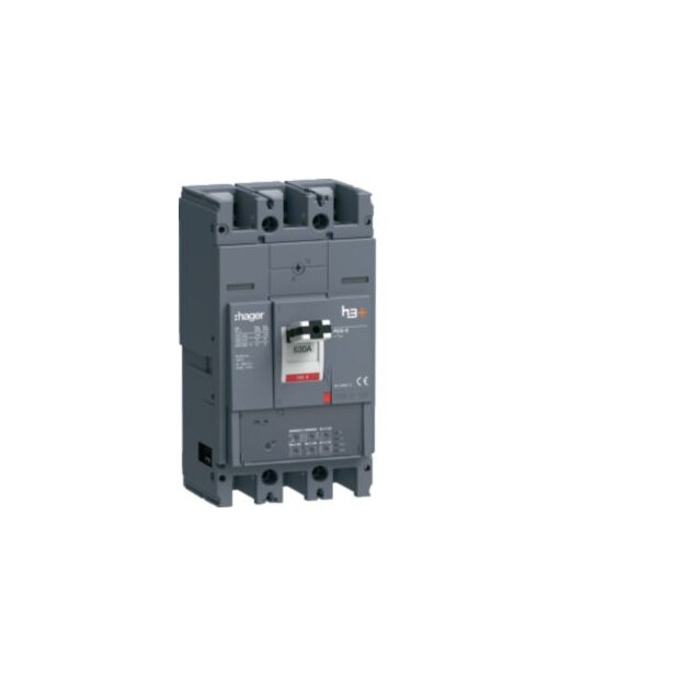 Hager HEW630JR Leistungsschalter h3 + P630 LSI 3-polig 3D 630A 70kA FTC