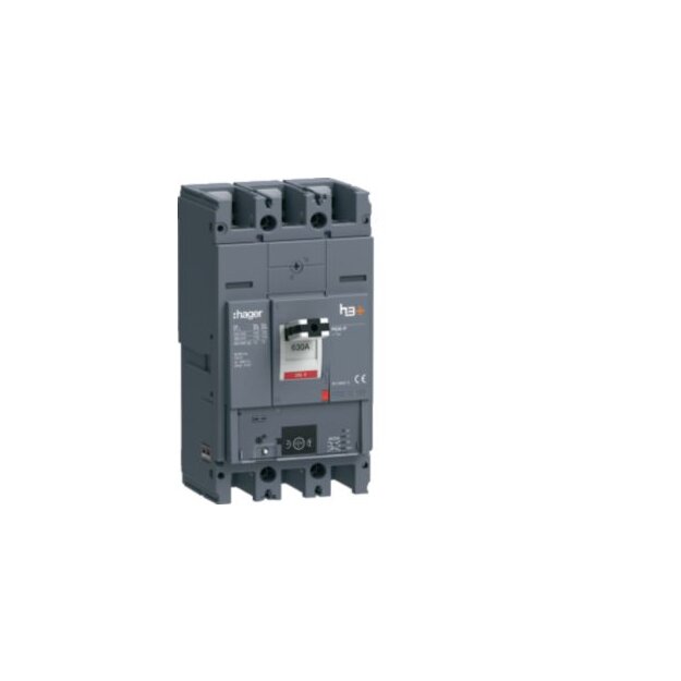 Hager HPW630NR Leistungsschalter h3 + P630 Energy 3-polig 3D 630A 110kA FTC