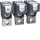 Hager HYW007H Klemmen x630/P630 Cu/Al version 3-polig 2x 35-300mm²