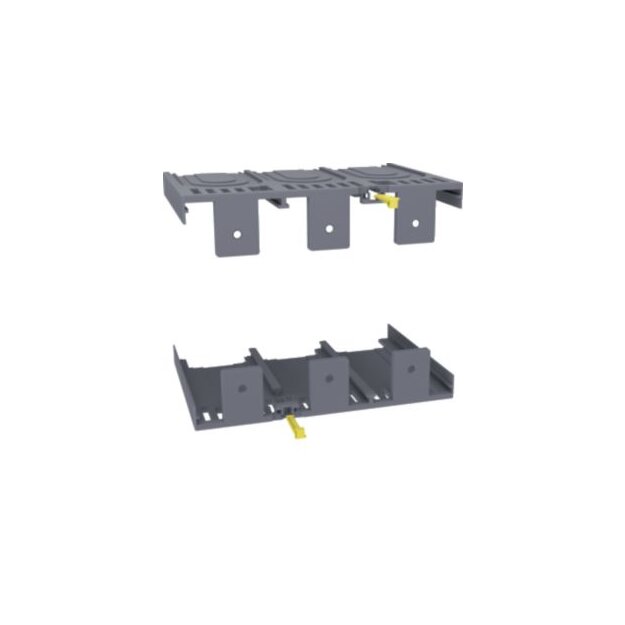Hager HYW025H Klemmenabdeckung Rückanschluss und Plug-in x630/P630 3-polig
