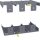 Hager HYW025H Klemmenabdeckung Rückanschluss und Plug-in x630/P630 3-polig