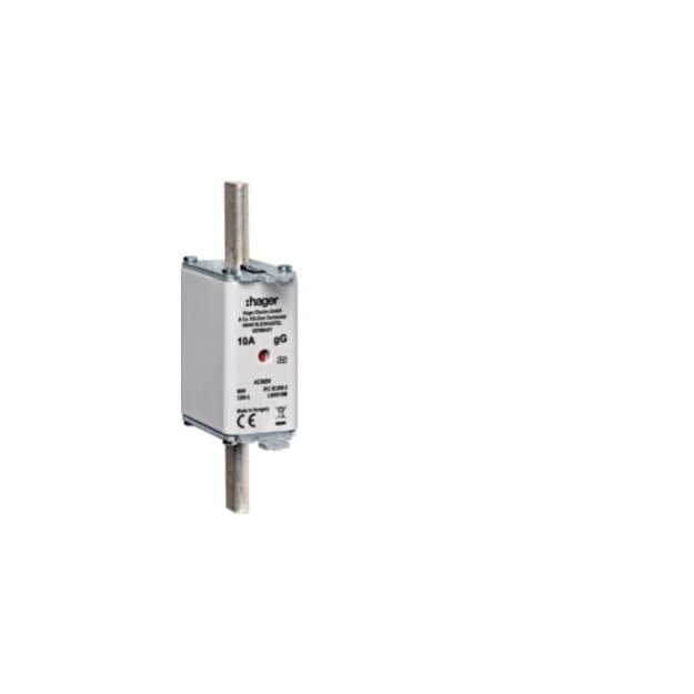 Hager LNH020M NH-Sicherungseinsatz NH0 20A gG AC500V Kombimelder Lasche spannungsführend