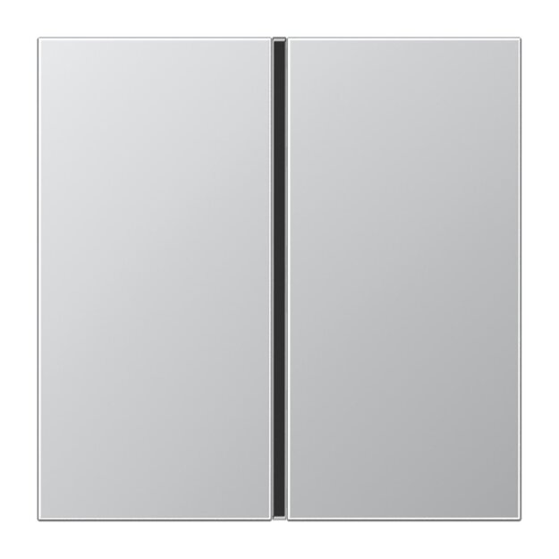 Jung AL2401TSA Tastensatz komplett 1fach (lackiertes Aluminium) Aluminium Serie LS