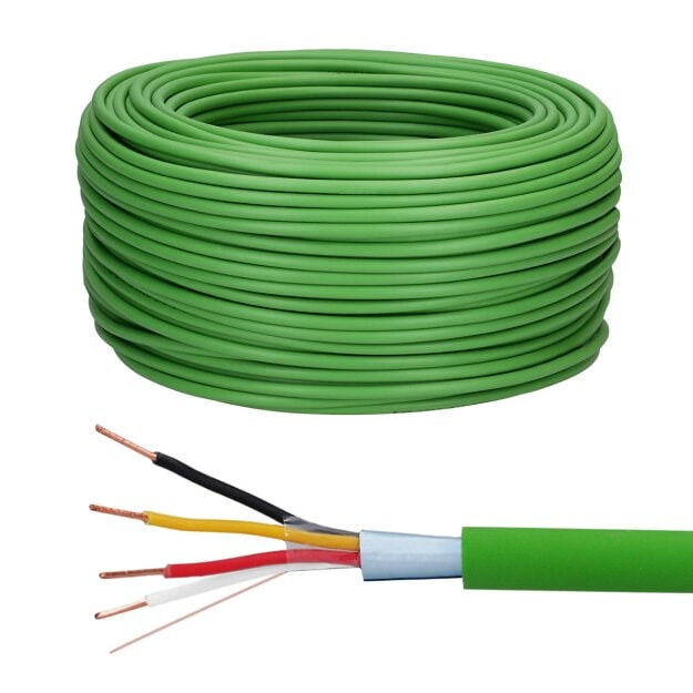 Hager TG018 Systemleitung KNX Y(ST)Y 2x2x0,8 Länge 100m