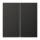 Jung AL2401TSAAN Tastensatz komplett 1fach (lackiertes Aluminium) Anthrazit Serie LS
