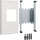 Hager UK31LH34M Baustein universN 450x250mm für Leistungsschalter H3 + P630A 3/4-polig mit Motor