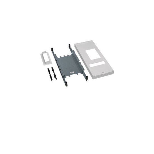 Hager UK41LH34F Baustein universN 600x250mm für Leistungsschalter H3 + P630A 4-polig mit FI