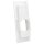 Hager ZY16CEE Steckdosenflansch universZ 1xCEE-Steckdose 16A Verschlussplatte links & rechts