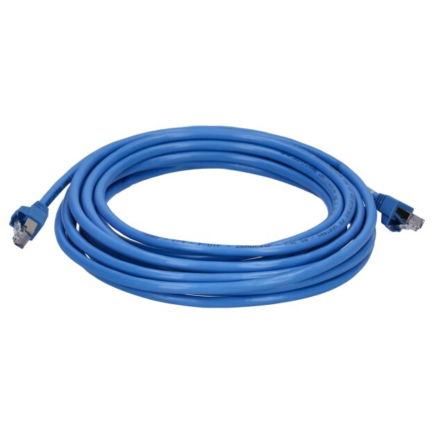 Hager ZZ45WAN500 Patch-Leitung mit 2xRJ45 Stecker für WAN-Anwendung Farbe Blau Länge 5 m