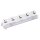 Hager ZZ55SAVE Sammelschienenverbinder Feld 5-polig CU12x5mm 250A isoliert wartungsfrei