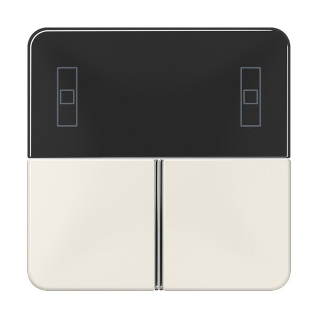 Jung CD4093TSA KNX Tastensatz f. Komfortregler (Thermoplast bruchsicher) Weiß Serie CD
