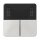 Jung CD4093TSALG KNX Tastensatz f. Komfortregler (Thermoplast bruchsicher) Lichtgrau Serie CD